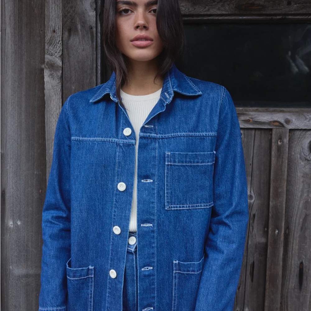First Rite Work Jacket Denim NWT - Picture 2 of 3